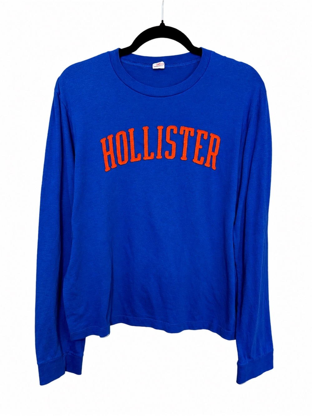 Hollister Blue Long Sleeve Graphic Tee | Men’s XL | Super Soft